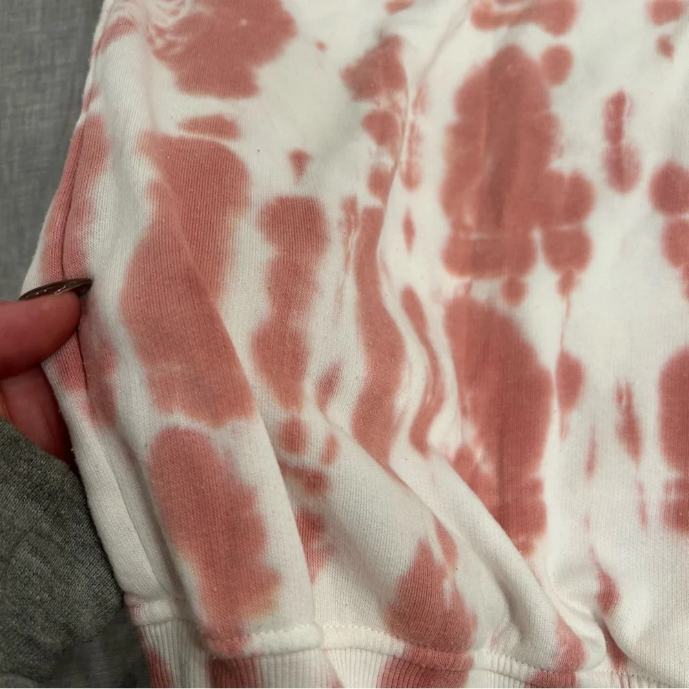 Loft Tie-Dye Lounge Set - Pink and White - Picture 3 of 14